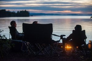 Quiet time at the lake