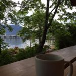 View from the porch of the Legacy Cabin