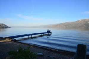 Sunset at Peachland opposite Todd's RV Campground