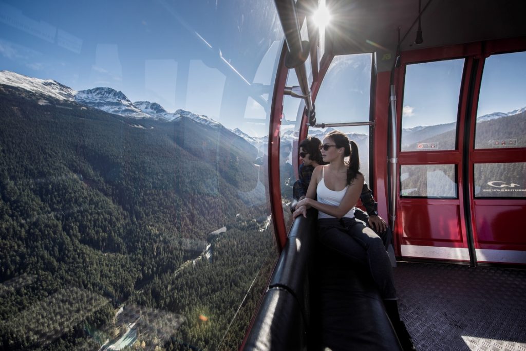 Peak to Peak Gondola, Whistler. Photo: Destination BC/Blake Jorgenson