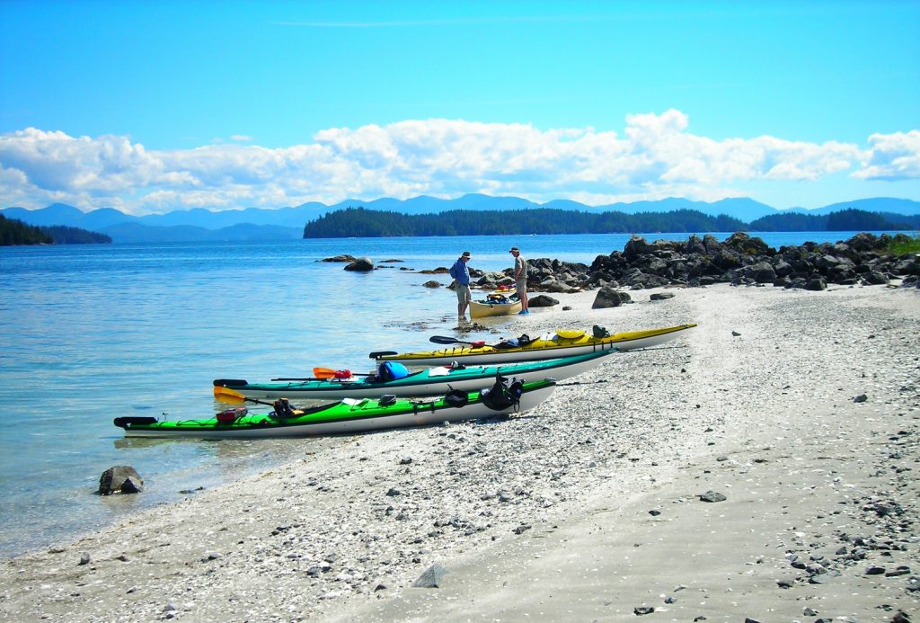 Kayaking in the Broken Group Islands, Pacific Rim National Park Reserve, British Columbia