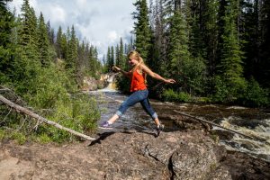 Walking near Houston