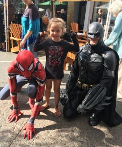 Special Visitors at Duncan Farmer's Market