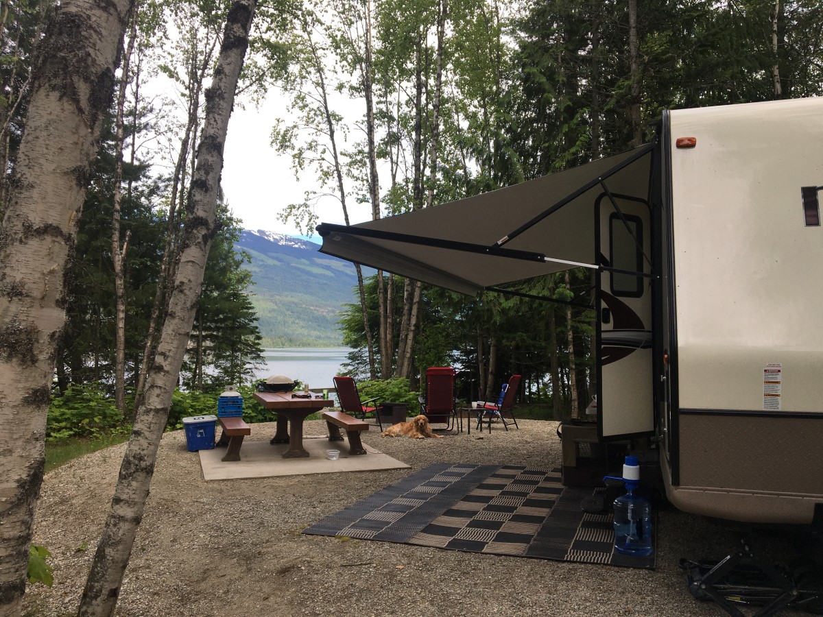 Camping at its best: Revelstoke to Galena Bay, British Columbia