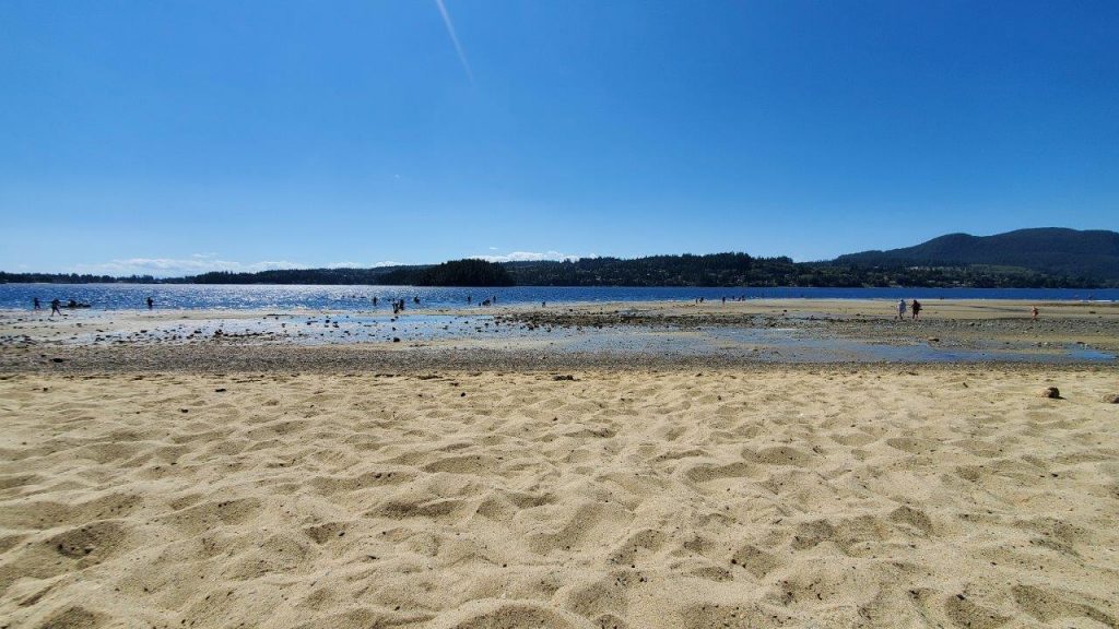 Porpoise Bay Provincial Park Sandy Beach